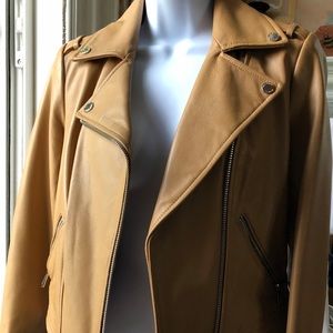 Michael Kors Leather Jacket Size XS